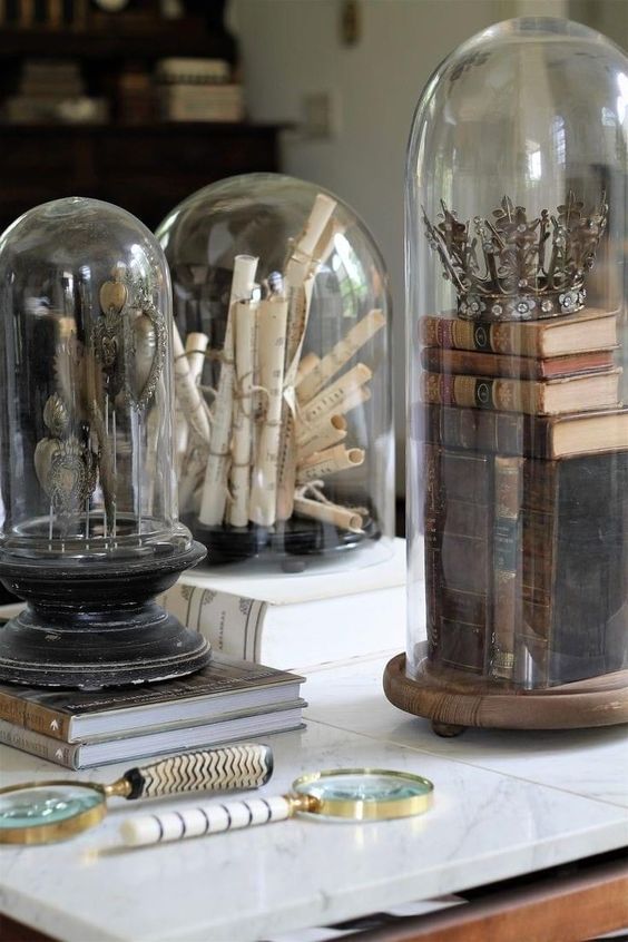 Grande cloche ovale en verre soufflé à la bouche - 20 x 40 cm (X2) - Koddel.com