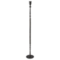 Grand bougeoir artisanal en métal noir H85 cm - Kheos - Koddel.com