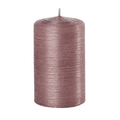 Bougie décorative vieux rose à paillettes - Lot de 2 bougies - Koddel.com