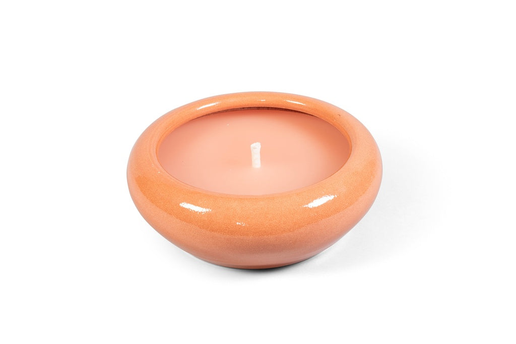 Bougie coupe céramique PAMONA –  Ø28 cm