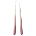 Bougie chandelier Rose poudré – Fabriquée en Suède - Koddel.com