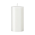 Bougie blanche dentelle - Effet toile d'araignée - Koddel.com