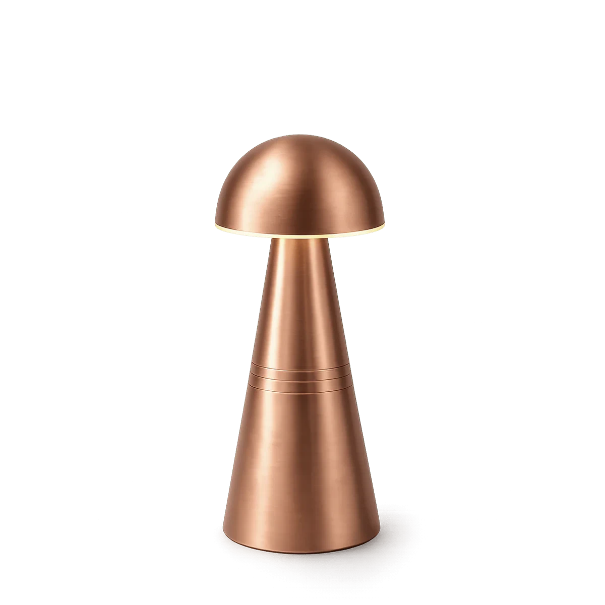 Lampe de table sans fil Charm Dome – Finitions métalliques & silhouette fuselée