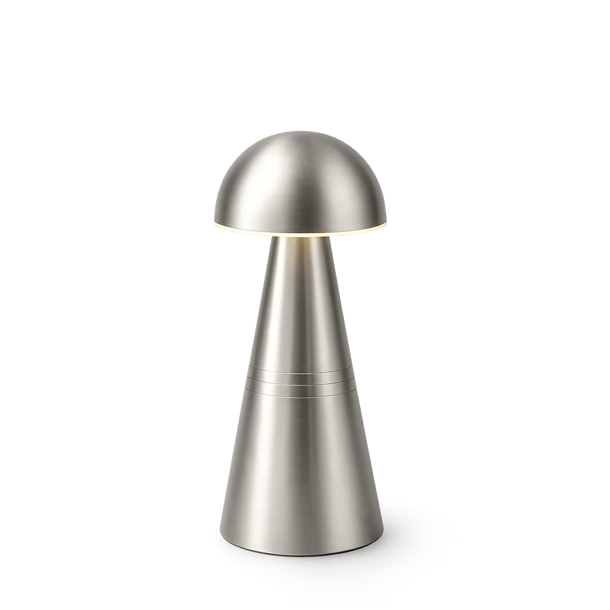 Lampe de table sans fil Charm Dome – Finitions métalliques & silhouette fuselée