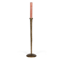 Bougeoir élancé en métal doré antique H75 cm - Orion - Koddel.com
