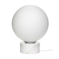 Lampe en verre et marbre blanc - Koddel.com