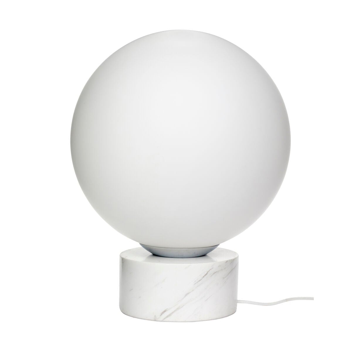 Lampe en verre et marbre blanc - Koddel.com