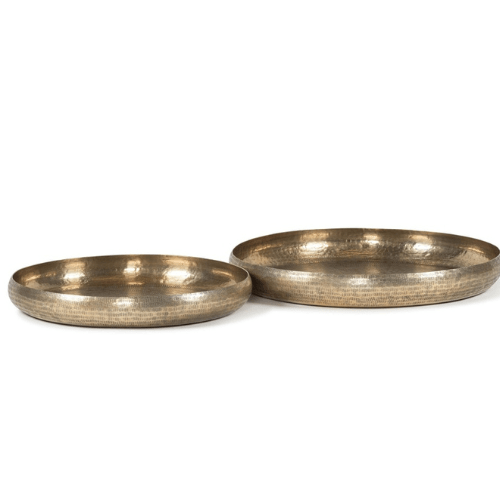Set de coupes texturées – Finition or antique - Koddel.com