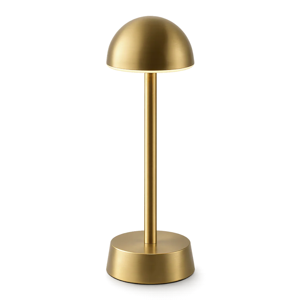 Lampe de table sans fil Sofia dôme – Finitions métalliques & silhouette coupole