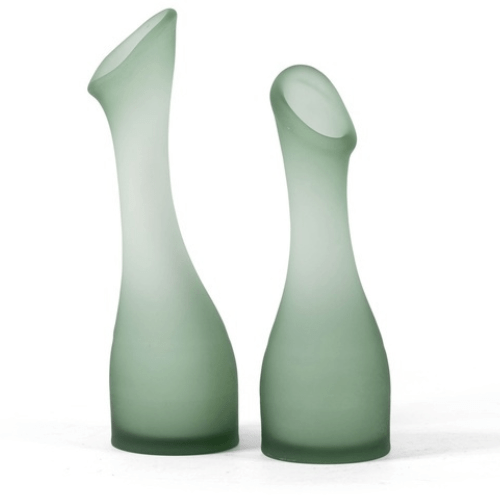 Duo de soliflore organique en verre - Koddel.com