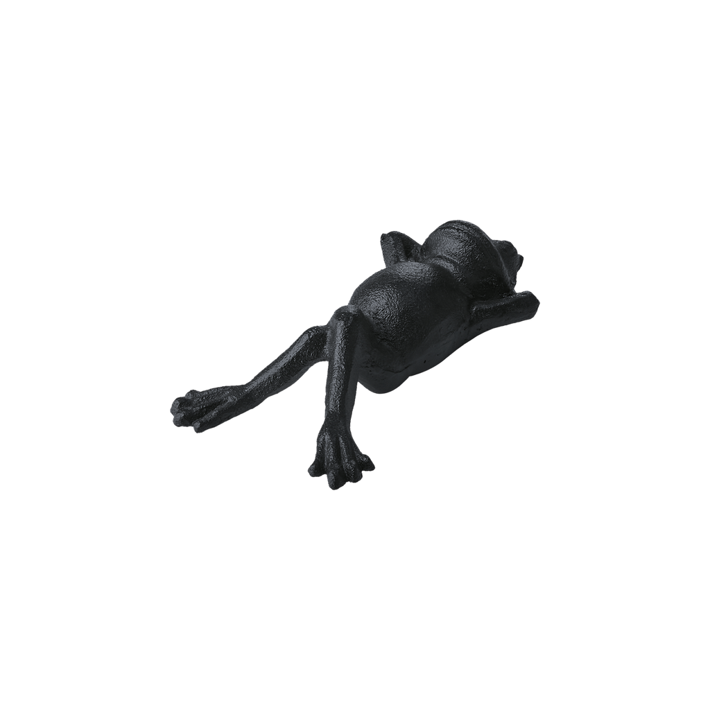 Grenouille décorative en fonte noire - Rana - Koddel.com