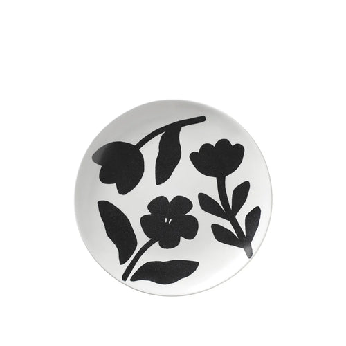 Assiette en grès peint à la main - Flora - Koddel.com