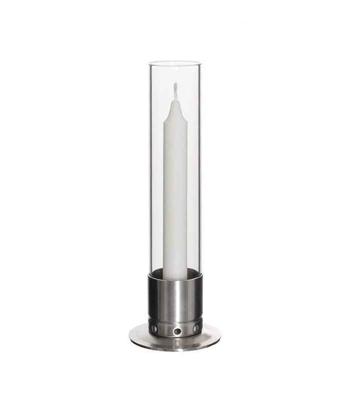 Bougeoir scandinave acier inoxydable brossé