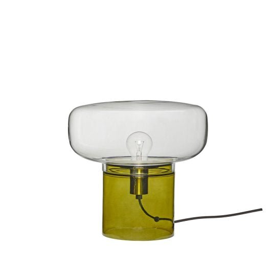Lampe de table Crave – Verre teinté vert foncé - Koddel.com