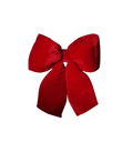 Grand nœud professionnel en velours rouge - Décoration de Noel - Koddel.com