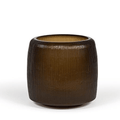 Verrerie soufflée bouche – Photophore sur base fumée Ø32 cm - Koddel.com