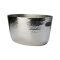Cubo de champán grande martillado - L37 x H20 cm