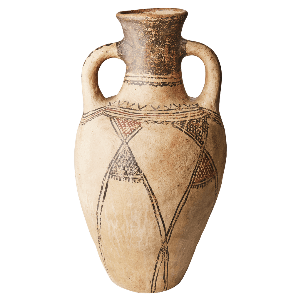 Urne en terre cuite avec motifs orientales - Koddel.com