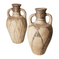 Urne en terre cuite avec motifs orientales - Koddel.com