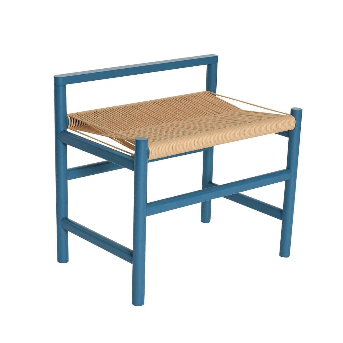 Banc en bois de chêne & corde tressée HERITAGE