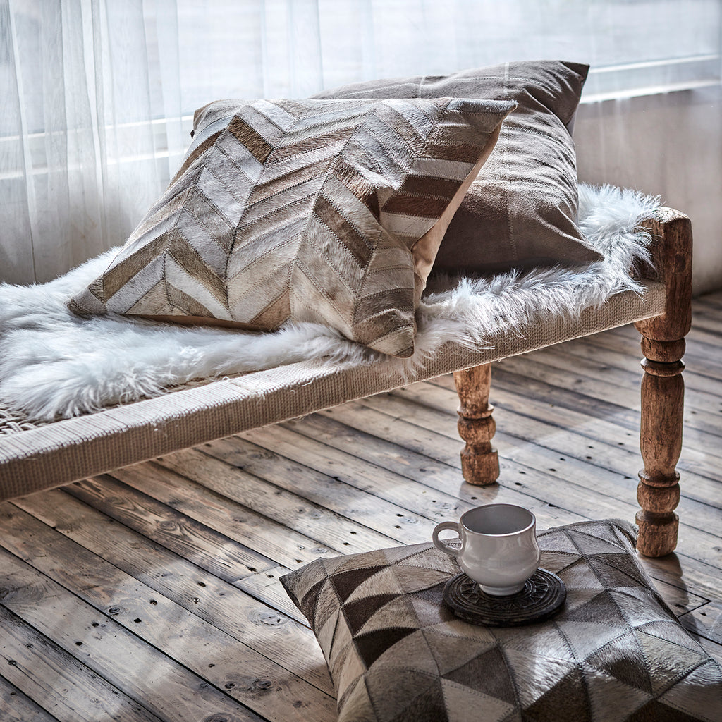Housse de coussin en peau de vache - 50x50 cm - Koddel.com