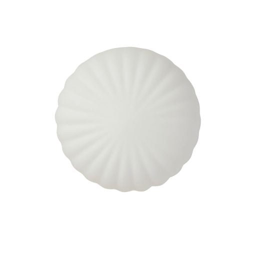 Kumu - Applique murale verre blanc & laiton - Koddel.com