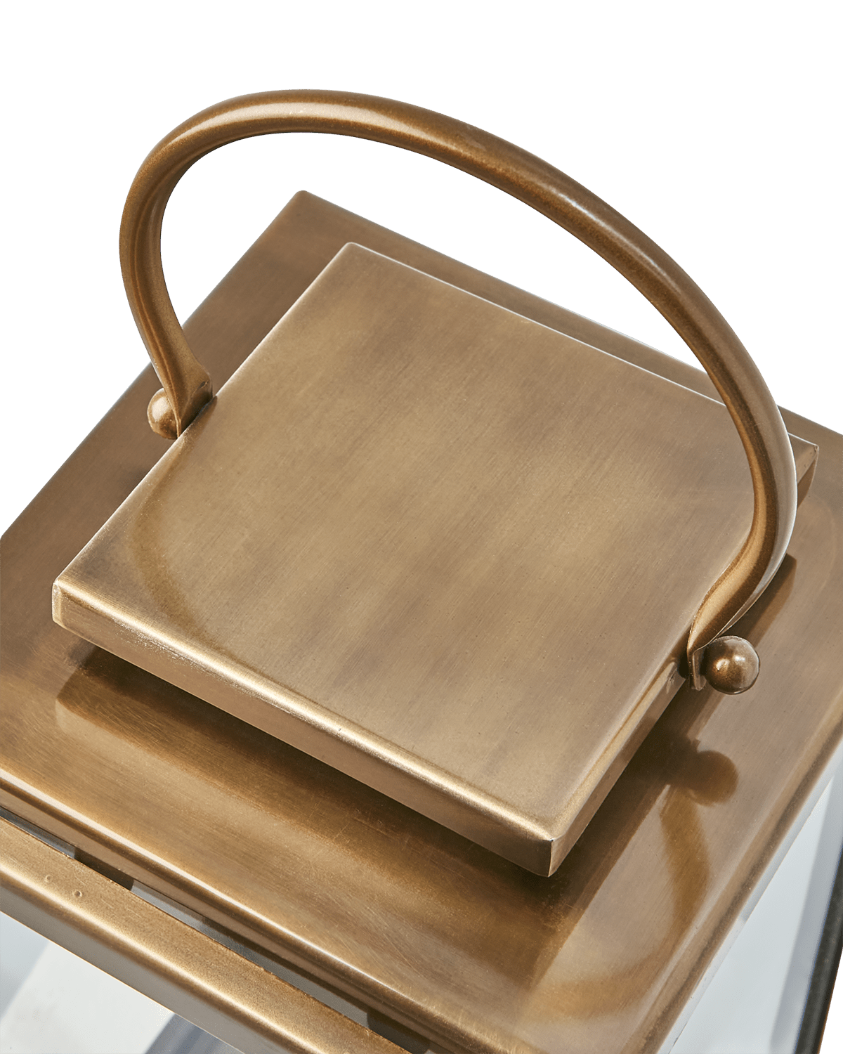 Lanterne chromée couleur laiton H38 cm - Koddel.com