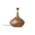 Pied de lampe arrondi en bois de manguier WOODY - Koddel.com