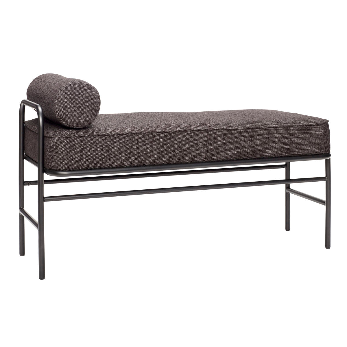 Banc en métal et tissu, design contemporain - PIPE - Koddel.com