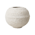 Petit pot rond en terre cuite CREAMY - Koddel.com