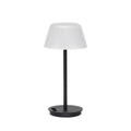 Lampe portative salon - Verre noir dépoli - Koddel.com
