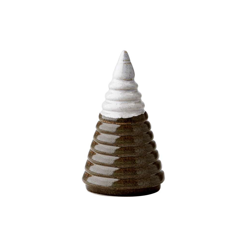 Lot de 5 petits sapins en grès - Koddel.com