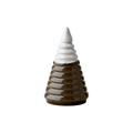 Lot de 5 petits sapins en grès - Koddel.com