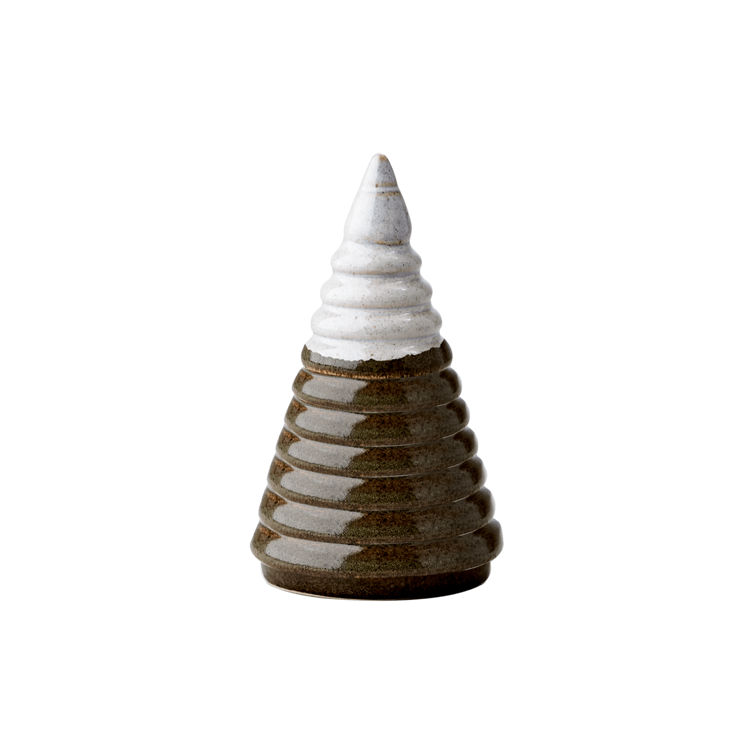 Lot de 5 petits sapins en grès - Koddel.com