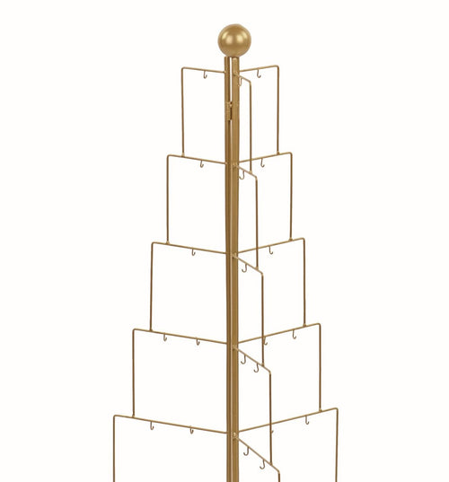Arbre sculptural doré avec crochets - Koddel.com