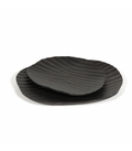 Plateaux métal et laiton noir ONYX - Koddel.com