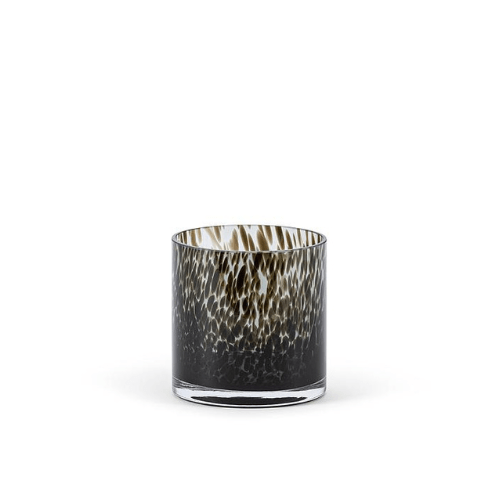 Vase en verre fumé moucheté – Fabrication belge (lot de 2 pièces) - Koddel.com